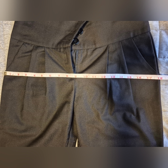 Zara Black High-Waisted Trousers - Picture 10 of 16